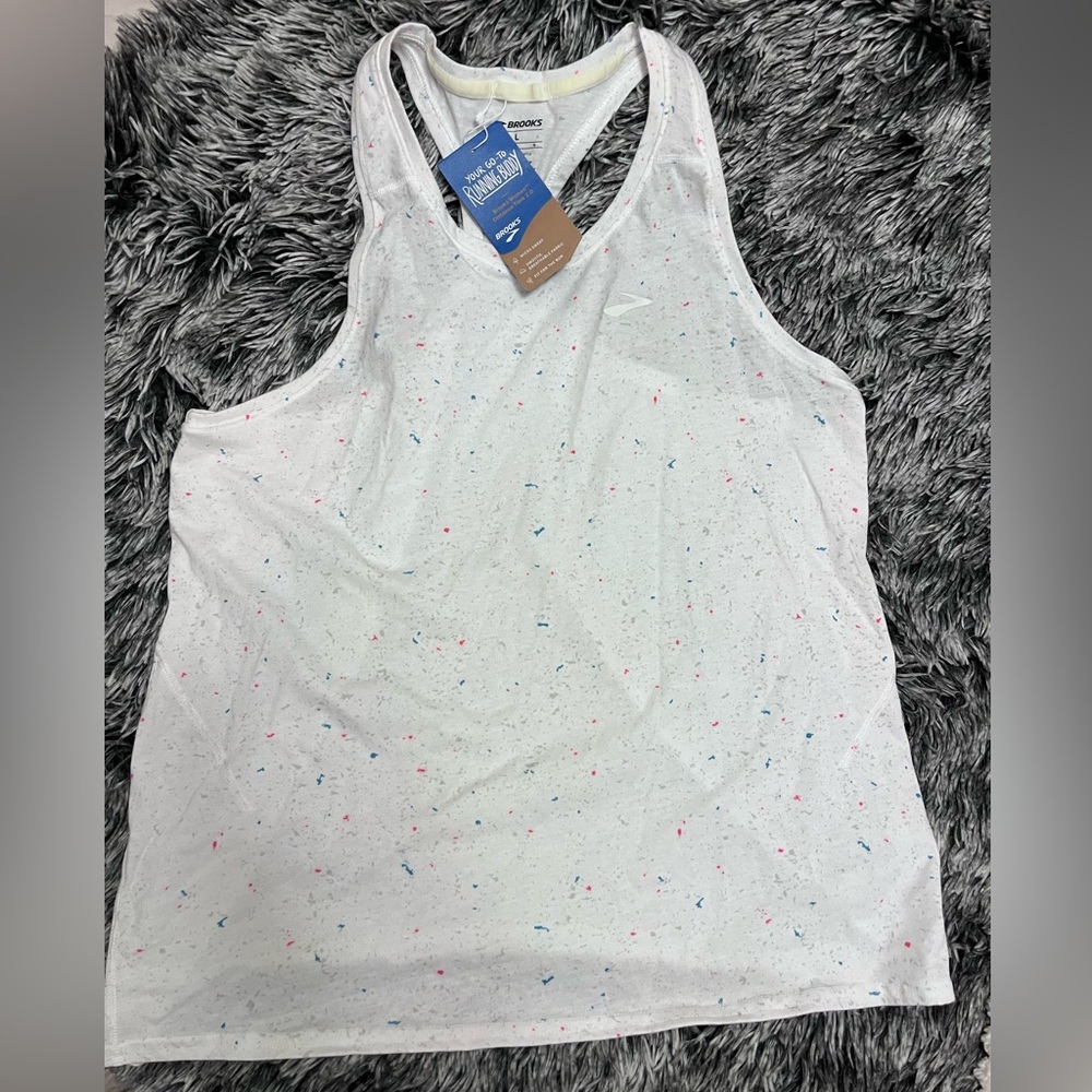 Brooks Women's Tank Top with Multicolor Speckles